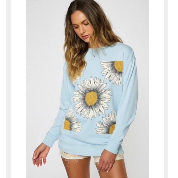 🎉Host Pick🎉 O’Neill Women’s Choice Pullover Fleece with Sunflowers Size XS - Picture 2 of 10